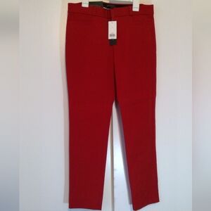 Banana Republic Straight Leg Red Pants